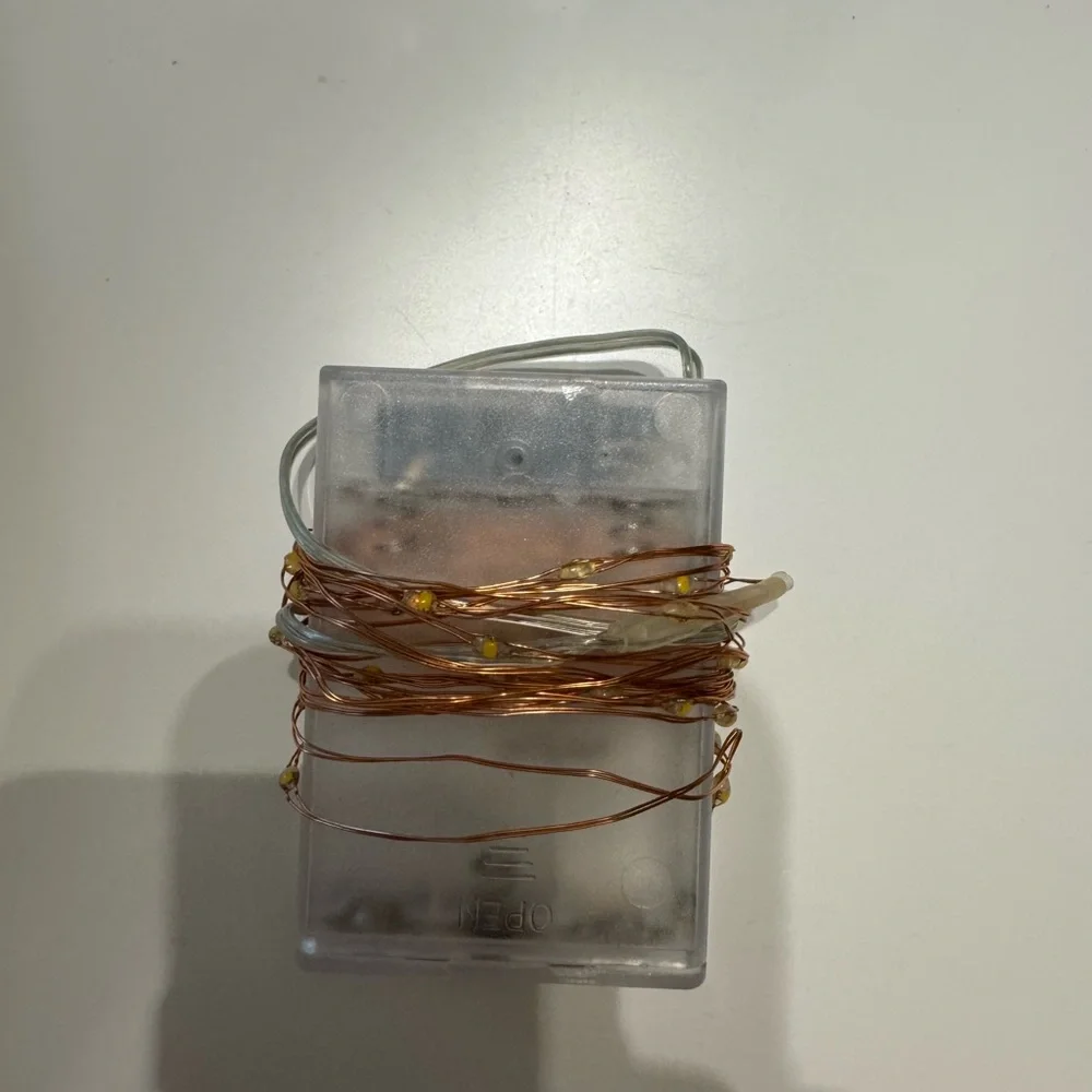 Fairy Lights Rose Gold Copper Wire LED String Lights - Battery with Timer